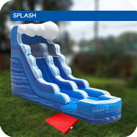 Tsunami Splash 16' Inflatable Water Slide Rental