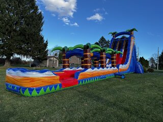 27' Tropical Tsunami Water Slide