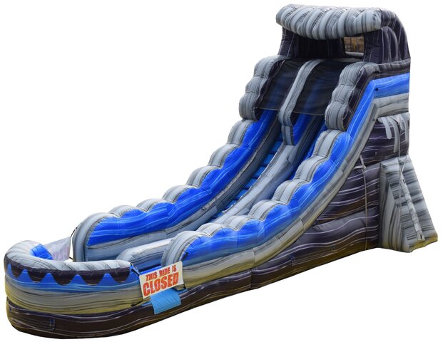 18ft Wave Waterslide, Pool Landing