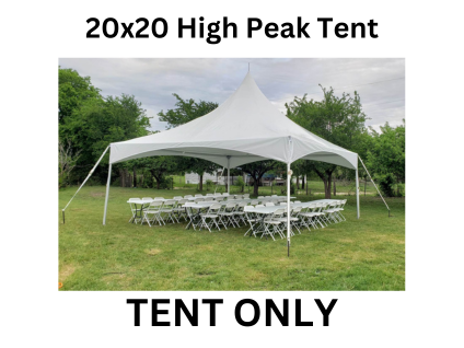 20x20 High Peak Tent (Tent only)