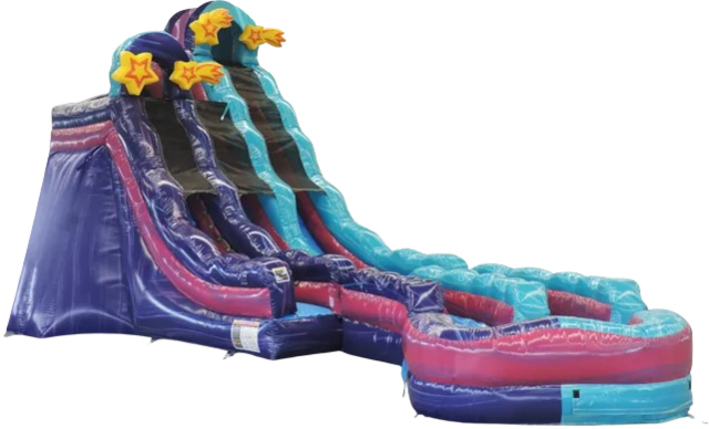 20' Grand Voyager Curve Dual Water Slide