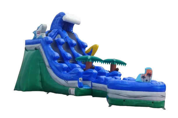 20' Tropical Curve Dual Water Slide