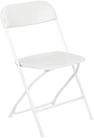 White Folding Chair