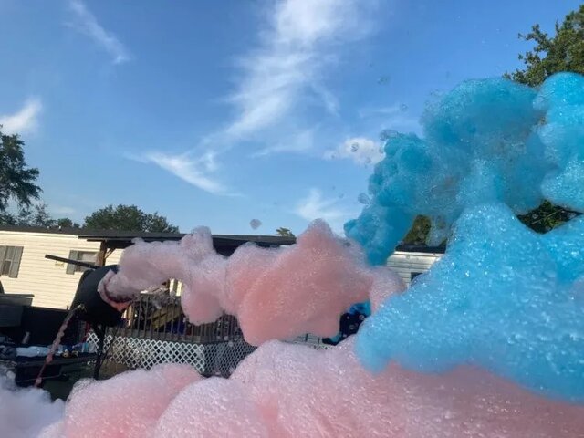 Gender Reveal Foam Cannon Party (staffed event)