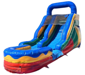 12' Multicolor Waterslide