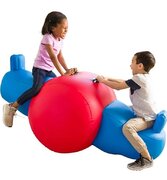 Inflatable see saw rocker