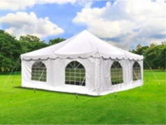 20' X 20' Tent with Sidewalls