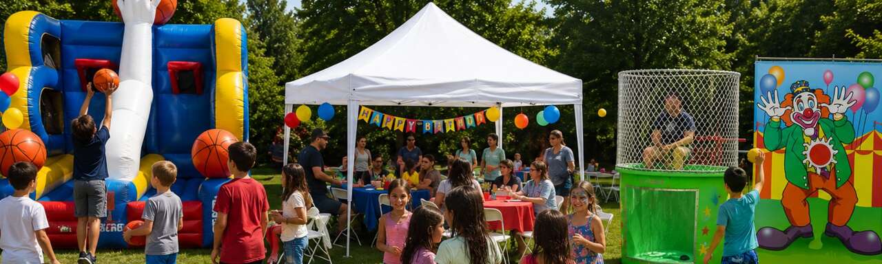 Tent Rentals, Games, Dunk Tanks, and More