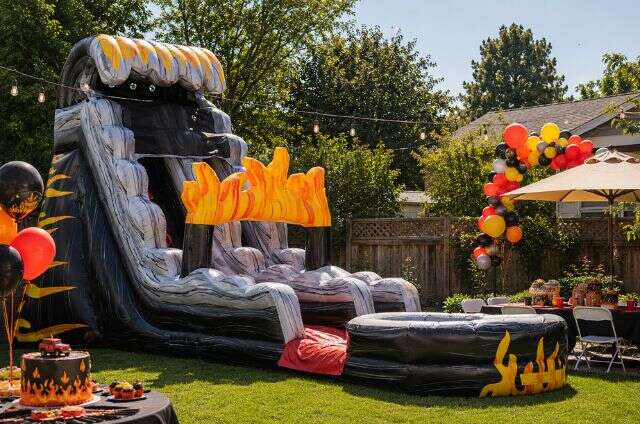 Water Slide Rental for Backyard Party