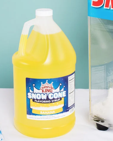 Snow-cone Syrup set, Banana