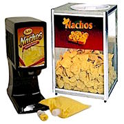 Nacho Cheese Dispenser with Chips Warmer