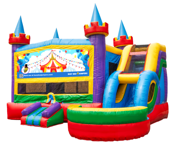 Carnival Wet Combo Bounce House