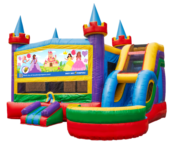 Princess Wet Combo Bounce House