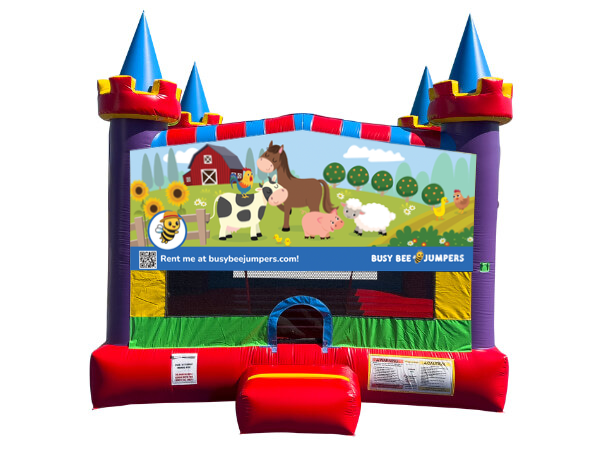 Farm Animals Module Bounce House