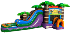 Water Bounce House & Slide Combo