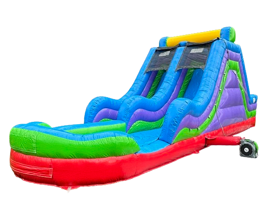 15ft Multi Color Climb & Slide