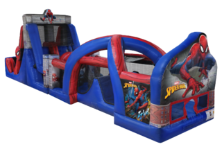 50ft Spider-Man Obstacle Course