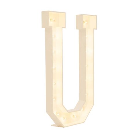 4ft Marquee letter U