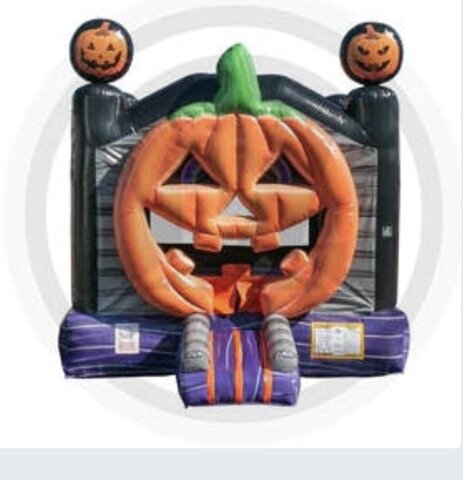 Spooky Pumpkin bounce house