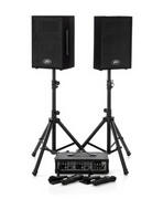 Complete Audio System - 600W Silver Series ( Mixer, Speakers, More)