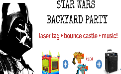 Star Wars Laser Tag & Bounce Castle