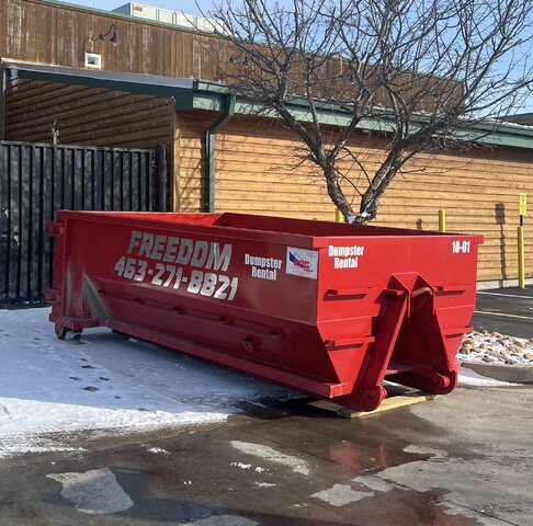 10 yard trash removal container for yard waste Hope Indiana