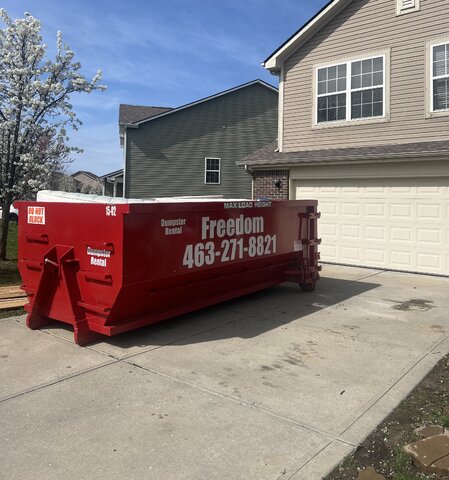 15 yard affordable dumpster for home renovation Hope