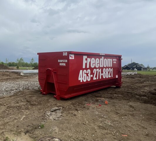 30 yard bulk trash container for large debris removal Hope Indiana