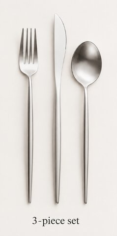 Silver Cutlery 3 PCS Set