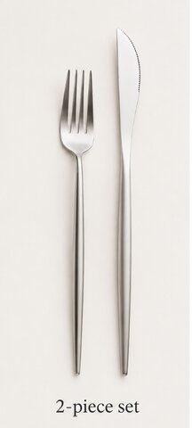 Silver Cutlery 2 PCS Set