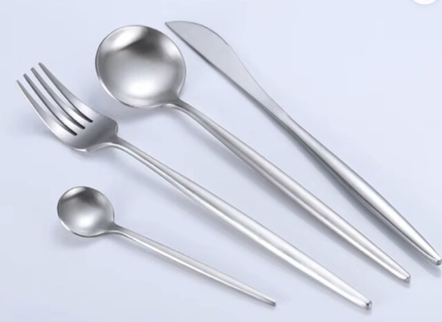 Silver Cutlery 4 PSC Set