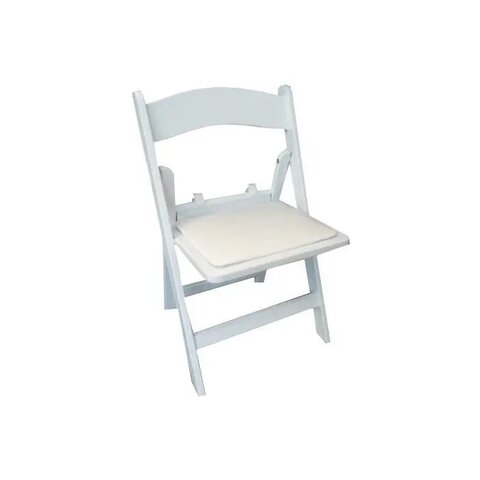 Children White Resin Chair