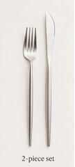 Silver Cutlery 2 PCS Set