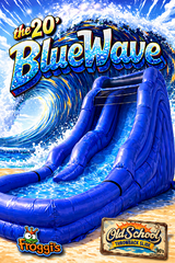 20' Foot Blue Wave