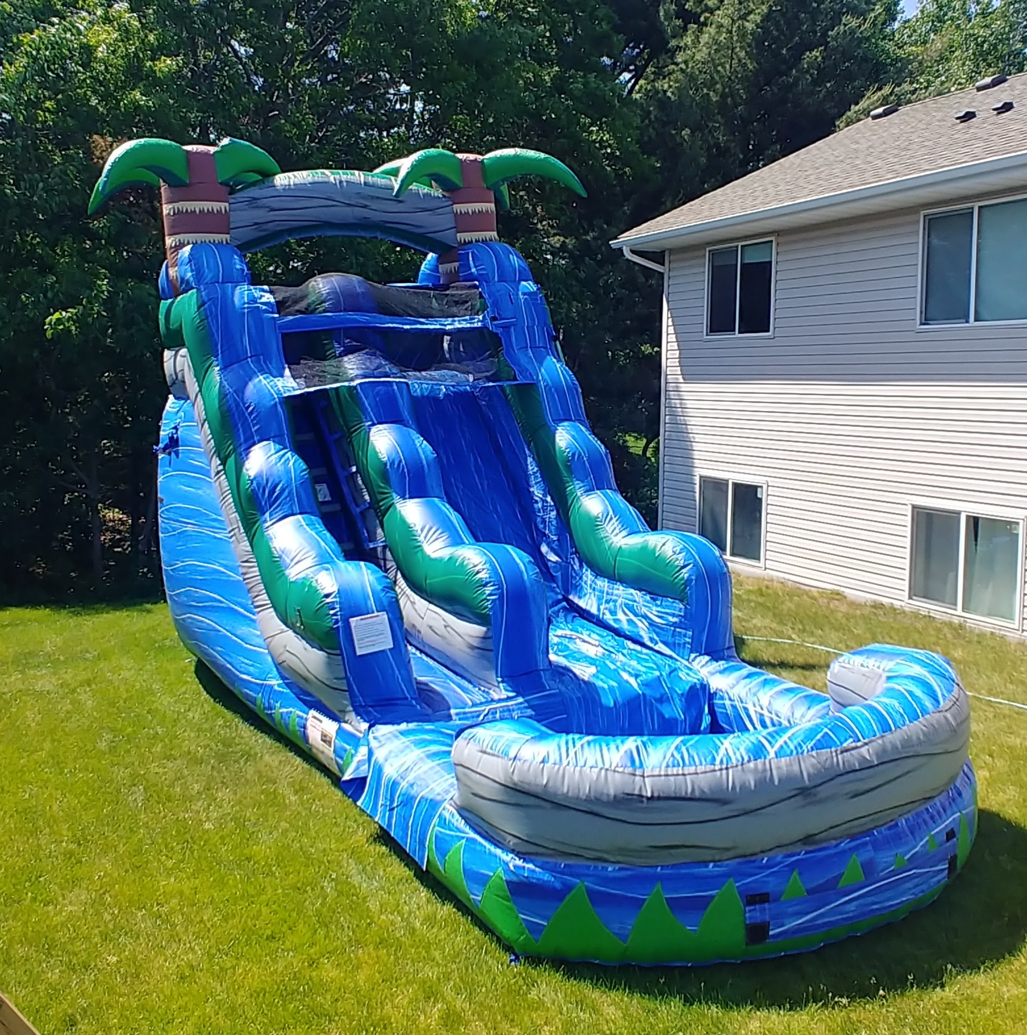 bounce houses with slides