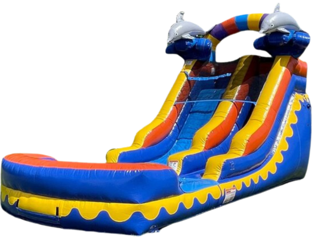 15' Dolphin Adventure Water Slide