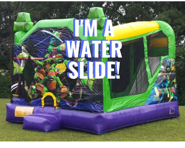 TMNT Wet Dry Water Slide Combo