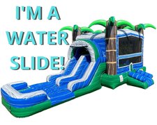 Blue Lagoon Water Slide Combo