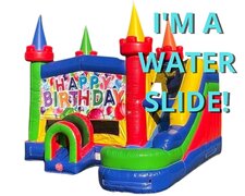 Happy Birthday Epic Water Slide Combo