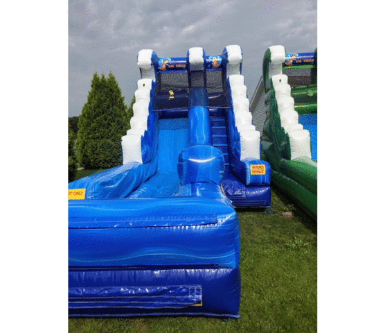 15' Blue Splash Water Slide