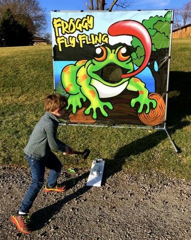 Froggy Fly Fling Carnival Game