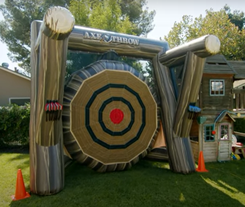 Axe Throw Inflatable Game