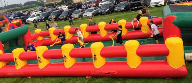 Human Foosball Game