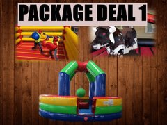 Mechanical Bull, Box&Bounce and 2in1 Wrecking Ball/Joust