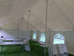 20 FT Long Pole Tent Sidewall