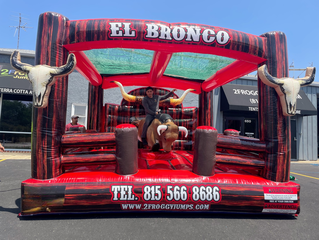 Bronco Mechanical Bull Deluxe with Roof 2 Hours W/Attendant 