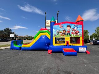 New! Paw Patrol Dry Combo W/Obstacles & Basketball Hoop 