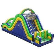 30' Radical Run Dry Slide with Obstacles