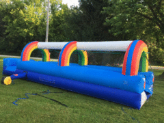 25' Rainbow Slip and Slide