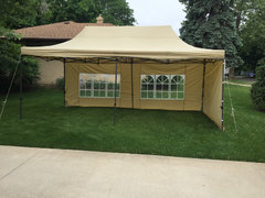 Tan Popup Tent Sidewall